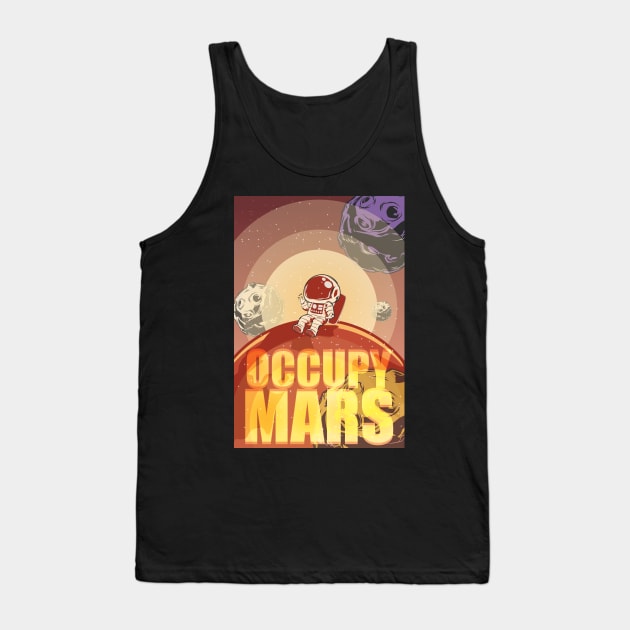 Occupy Mars Tshirt Tank Top by avshirtnation